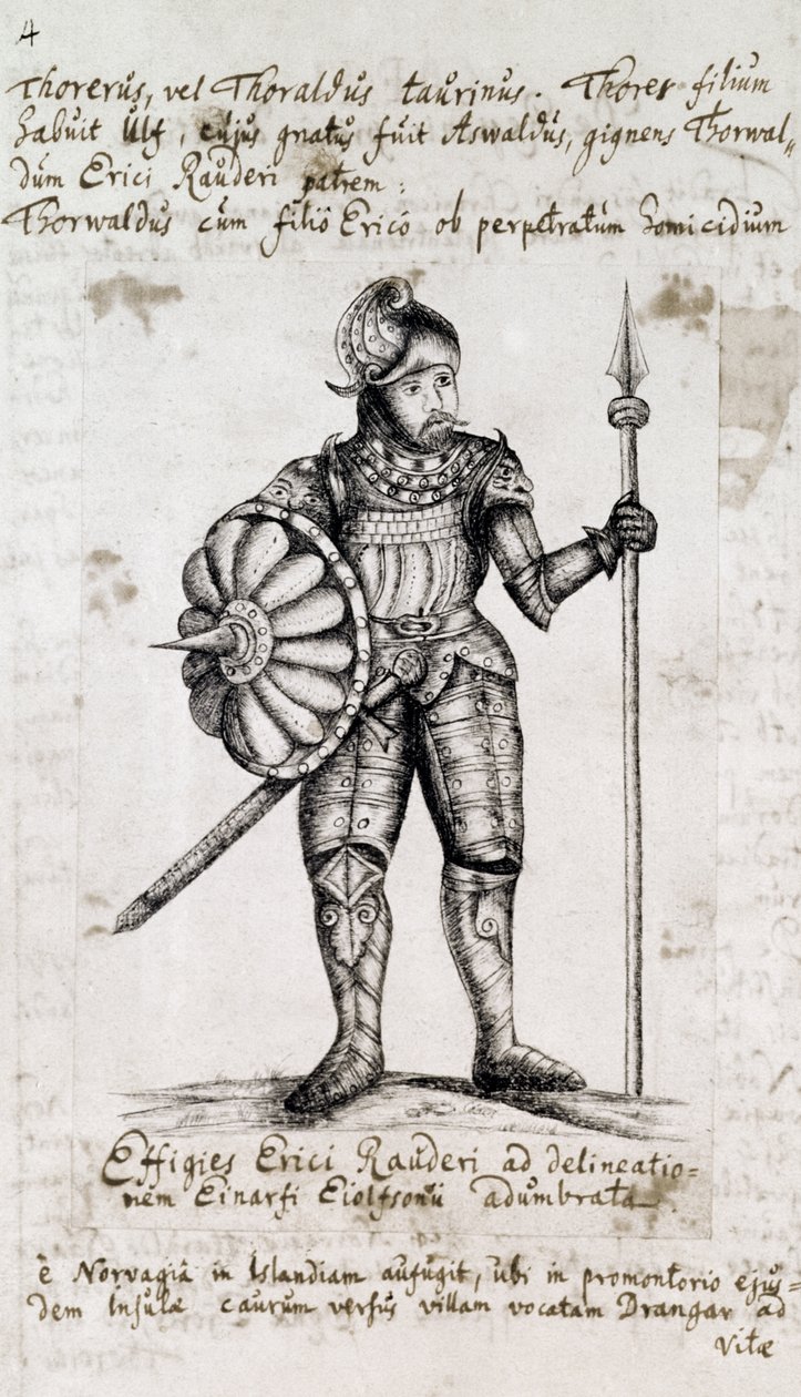 Eric den röde (950-10034) av Danish School