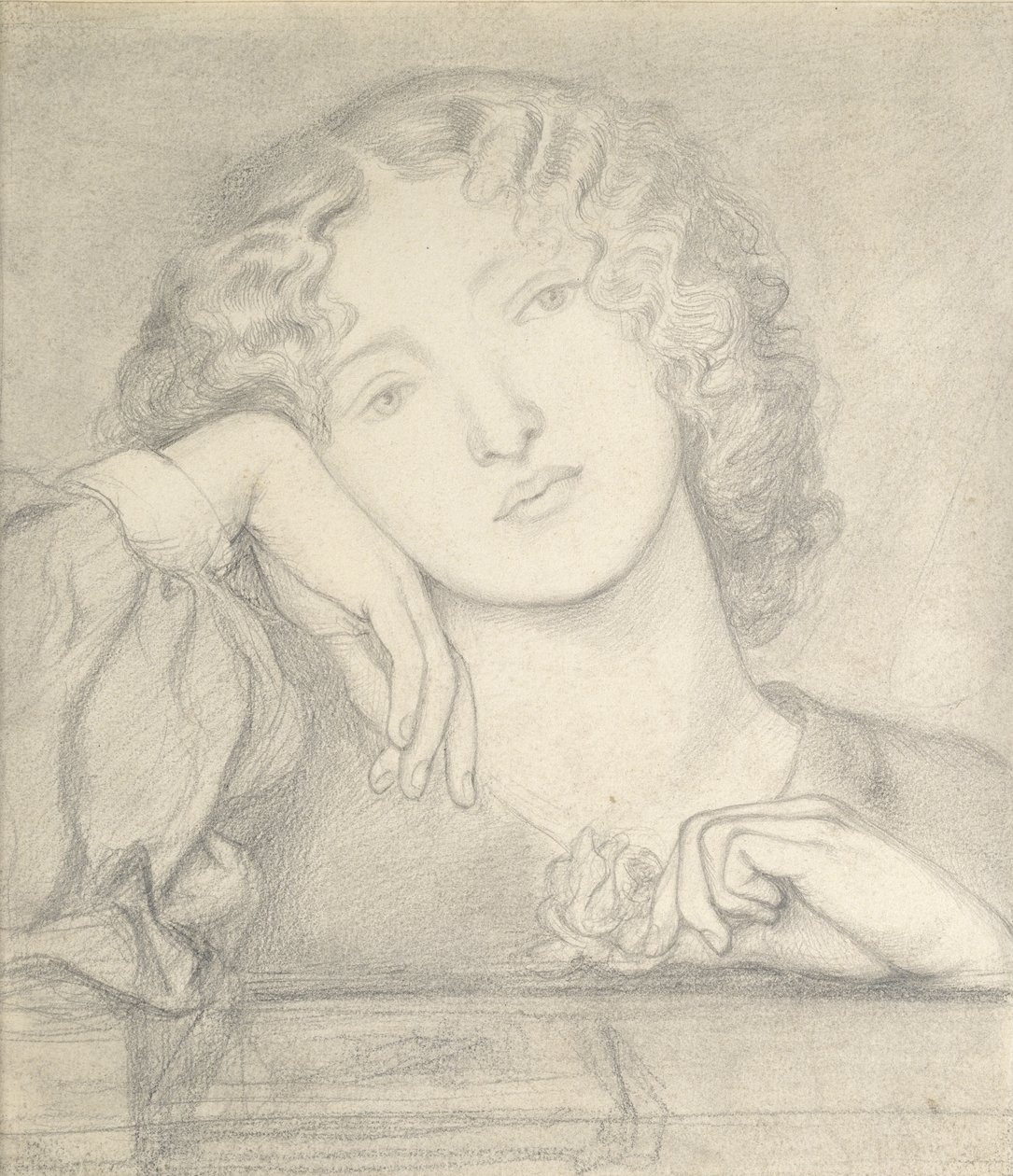 Monna Rosa, 1800-talet av Dante Gabriel Charles Rossetti