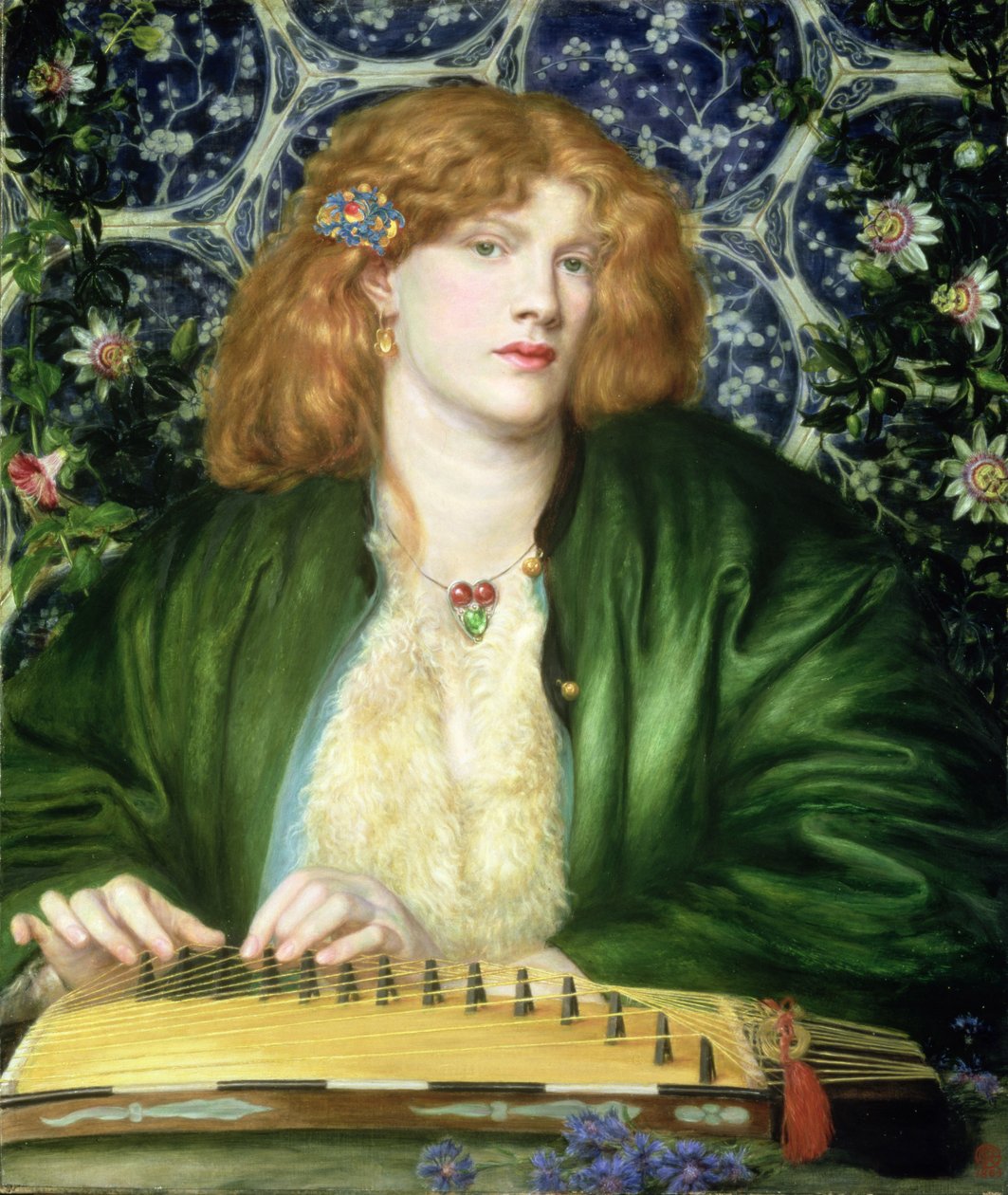The Blue Bower, 1865 av Dante Gabriel Charles Rossetti