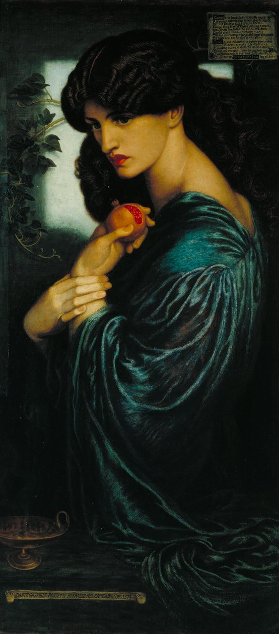 Proserpin av Dante Gabriel Charles Rossetti