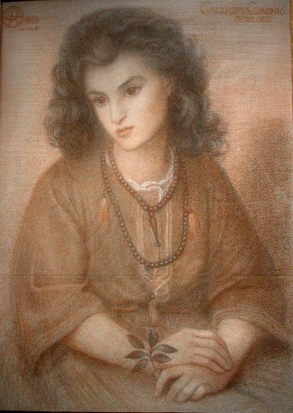 Calliope av Dante Gabriel Charles Rossetti