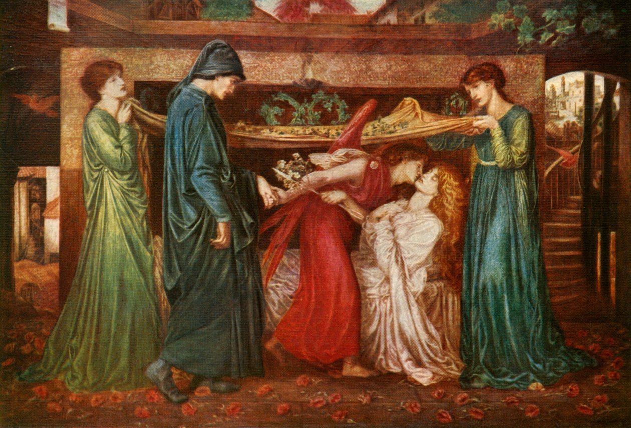 Dantes Dream, 1871, c1912 av Dante Gabriel Charles Rossetti