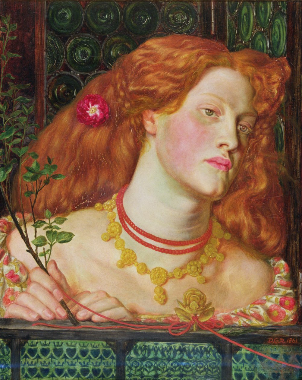 Rättvis Rosamund av Dante Gabriel Charles Rossetti