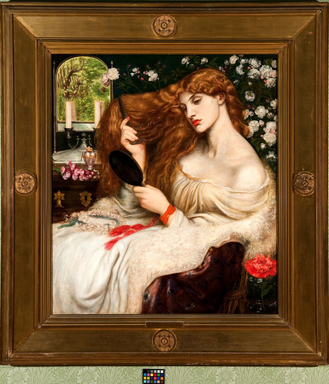 Lady Lilith av Dante Gabriel Charles Rossetti