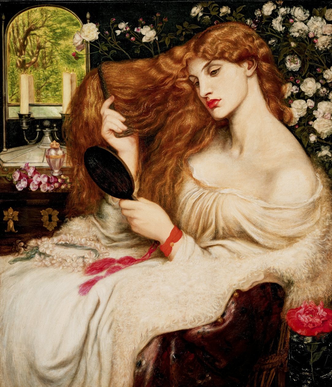 Lady Lilith av Dante Gabriel Charles Rossetti