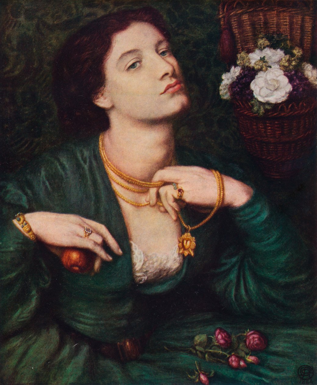 Monna Pomona, 1864. av Dante Gabriel Charles Rossetti