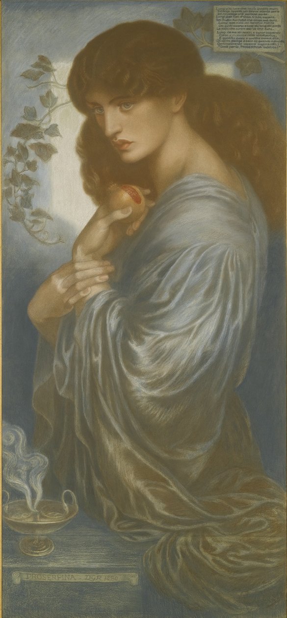 Proserpina av Dante Gabriel Charles Rossetti