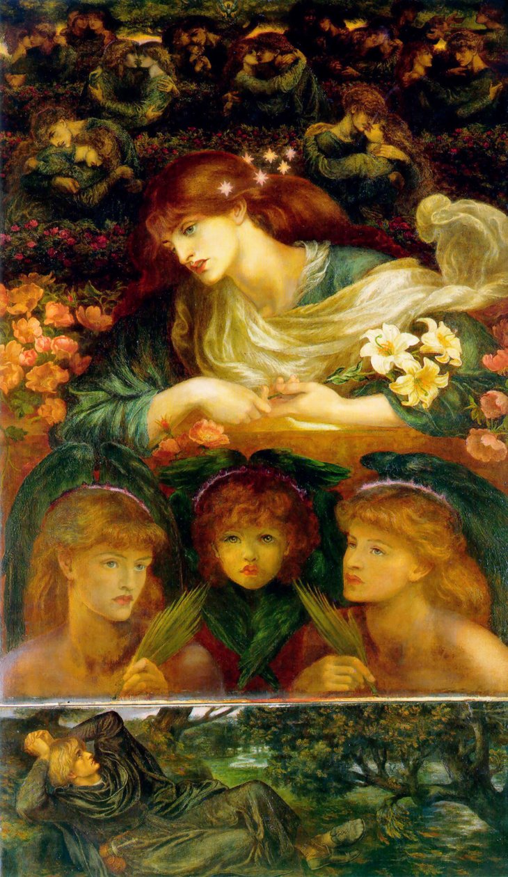 Den välsignade Damozel av Dante Gabriel Charles Rossetti