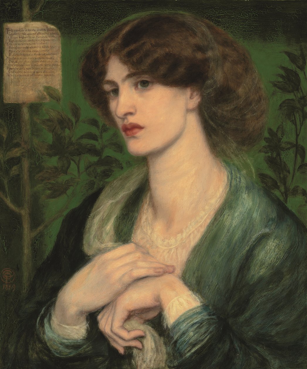 Beatrices hälsning av Dante Gabriel Charles Rossetti