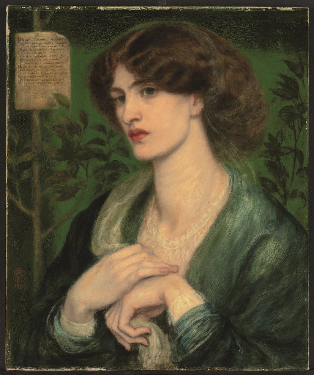 Beatrices hälsning av Dante Gabriel Charles Rossetti