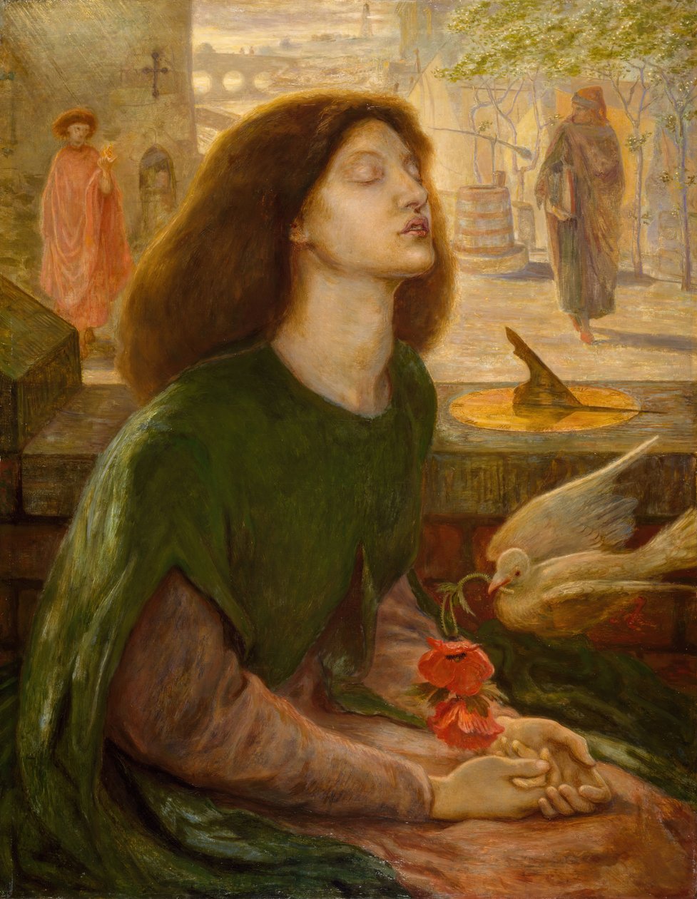 Beata Beatrix, 1877 av Dante Gabriel Rossetti