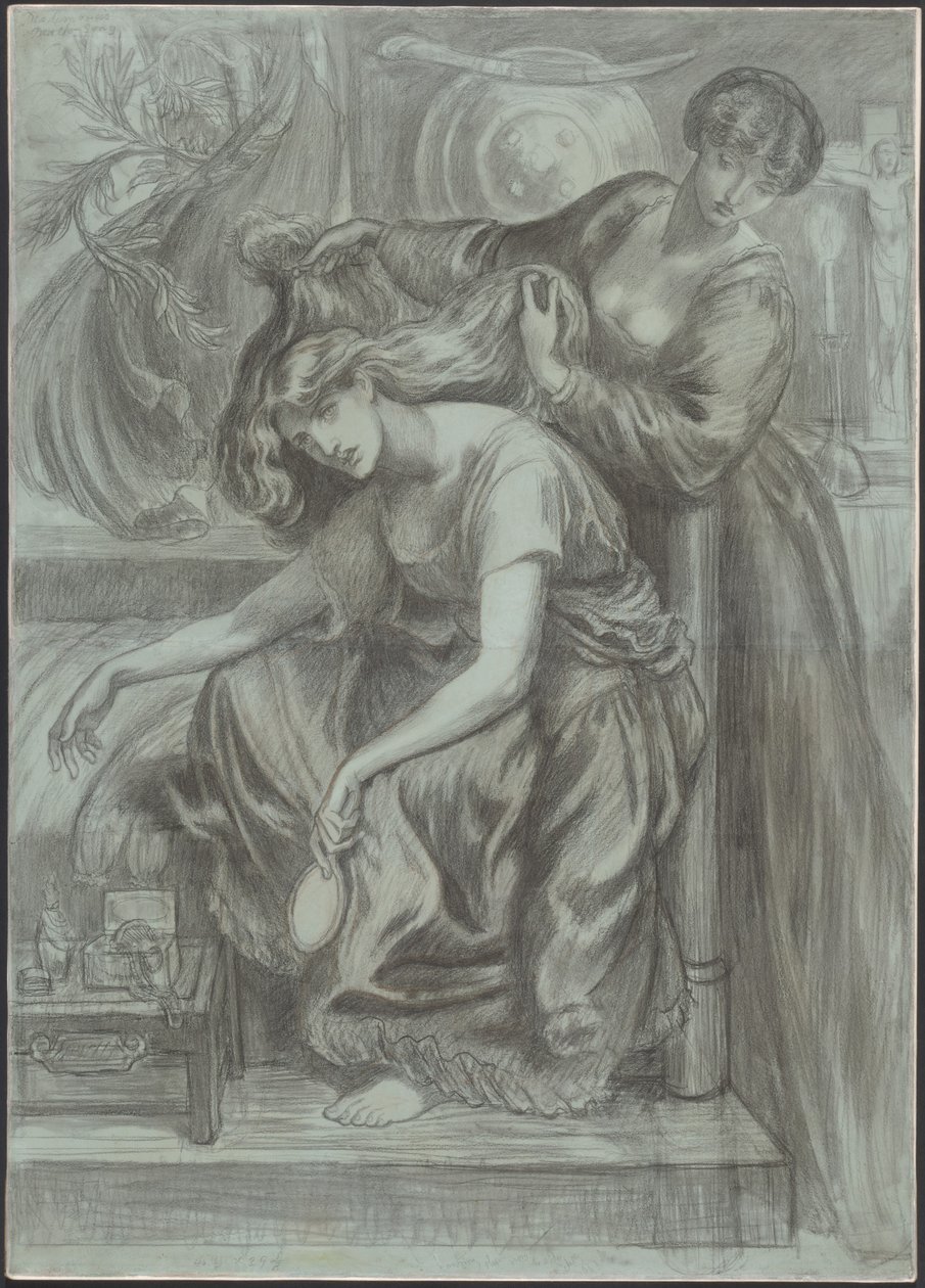 Desdemonas dödssång av Dante Gabriel Rossetti