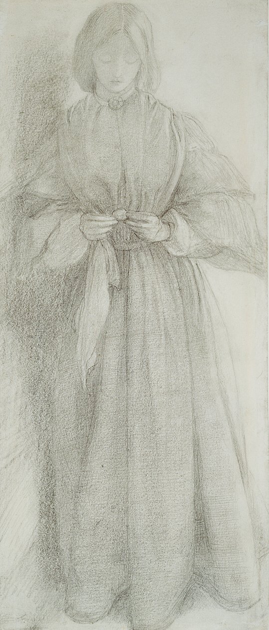 Elizabeth Siddal (fru Dante Gabriel Rossetti) av Dante Gabriel Rossetti