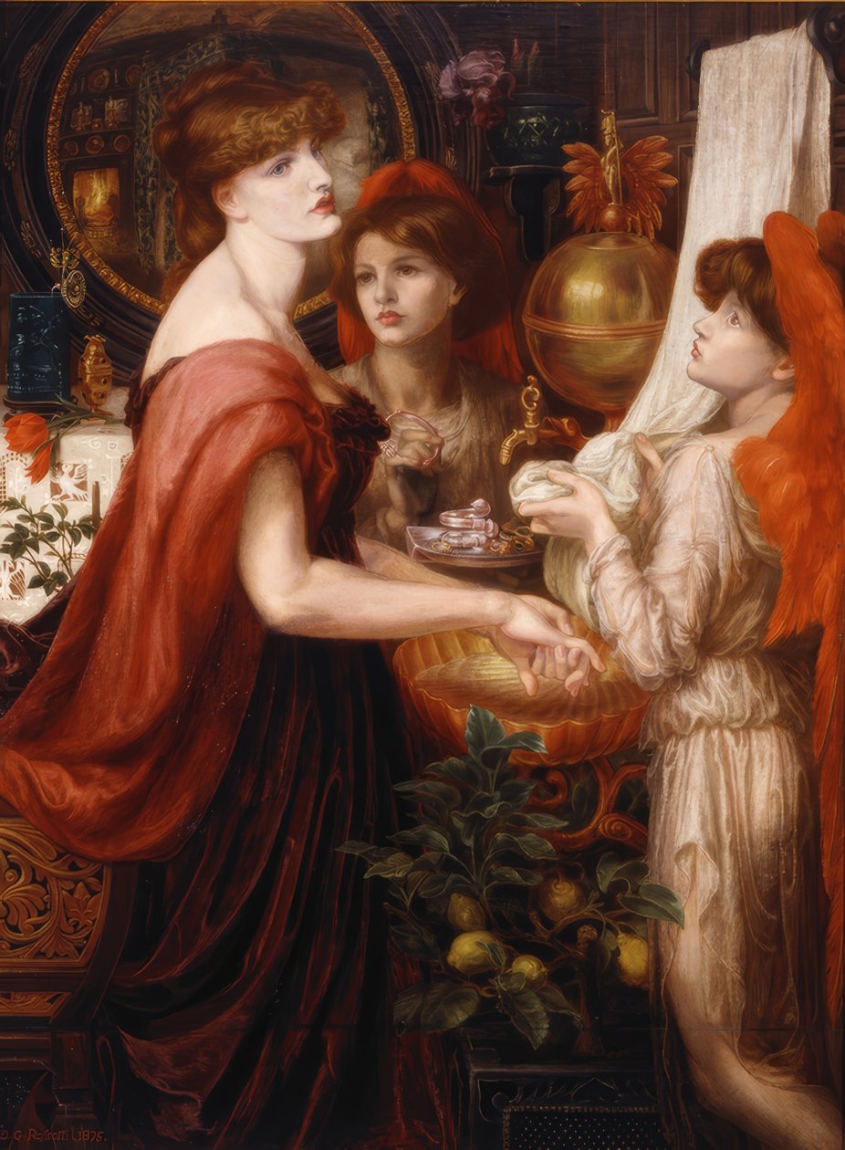 Den vackra handen av Dante Gabriel Rossetti