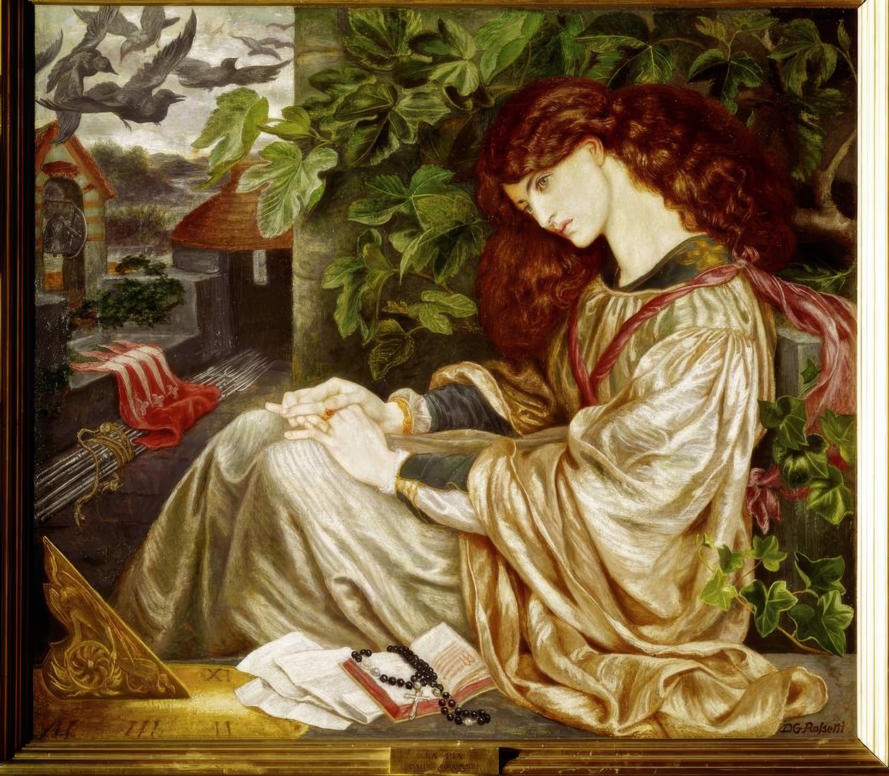 Pia av Dante Gabriel Charles Rossetti