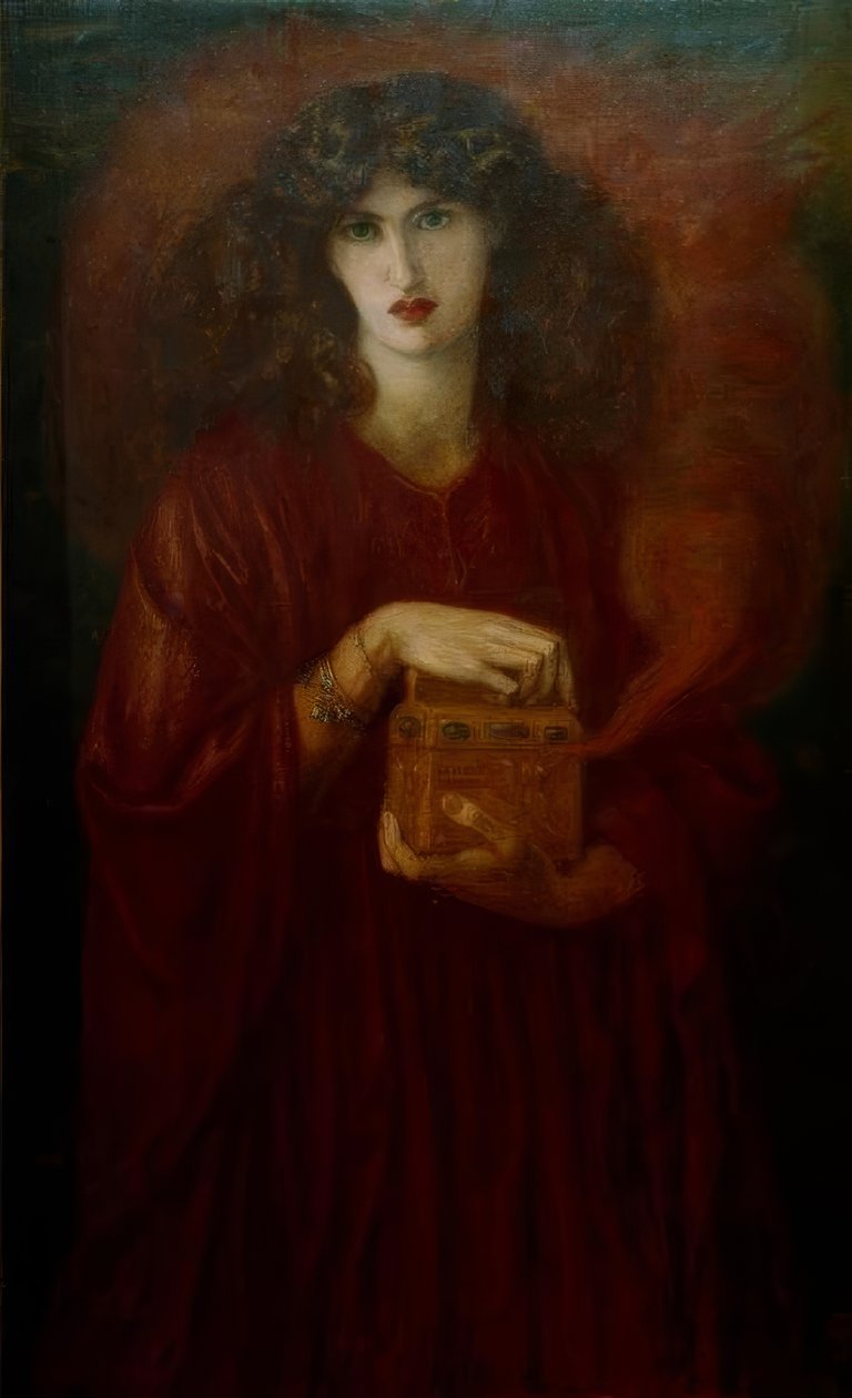 Pandora av Dante Gabriel Charles Rossetti