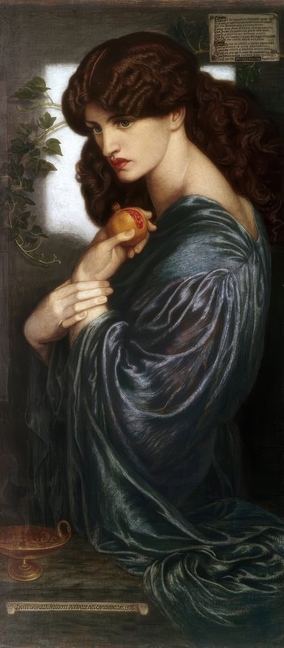 Proserpina av Dante Gabriel Charles Rossetti