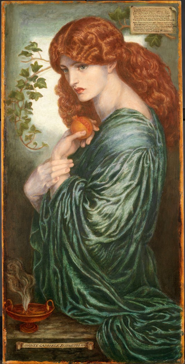 Proserpin av Dante Gabriel Rossetti