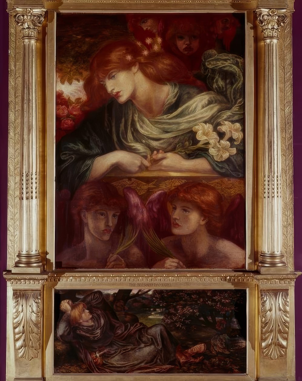 Den välsignade Damozel av Dante Gabriel Charles Rossetti