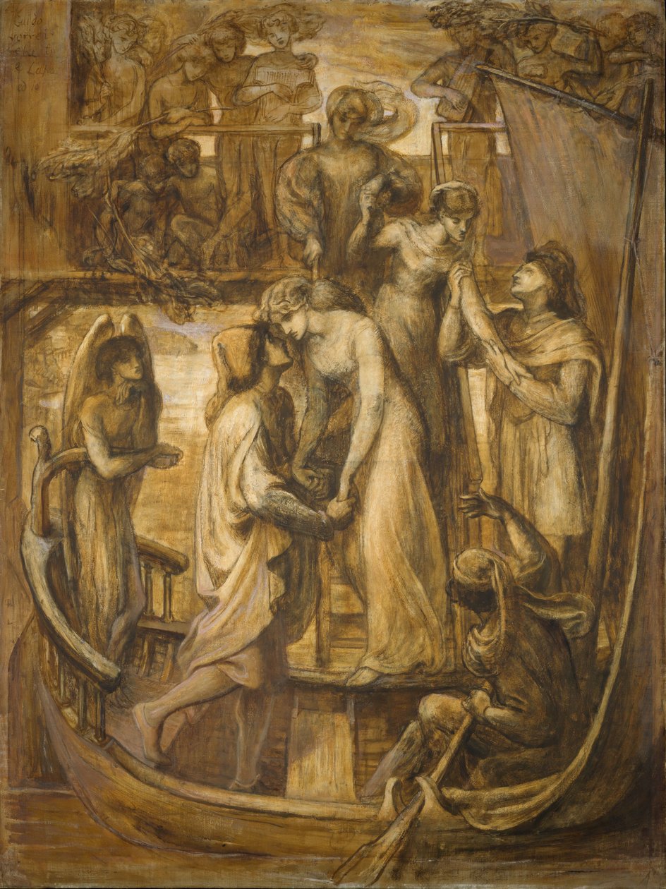 Kärlekens båt, 1881. av Dante Gabriel Rossetti