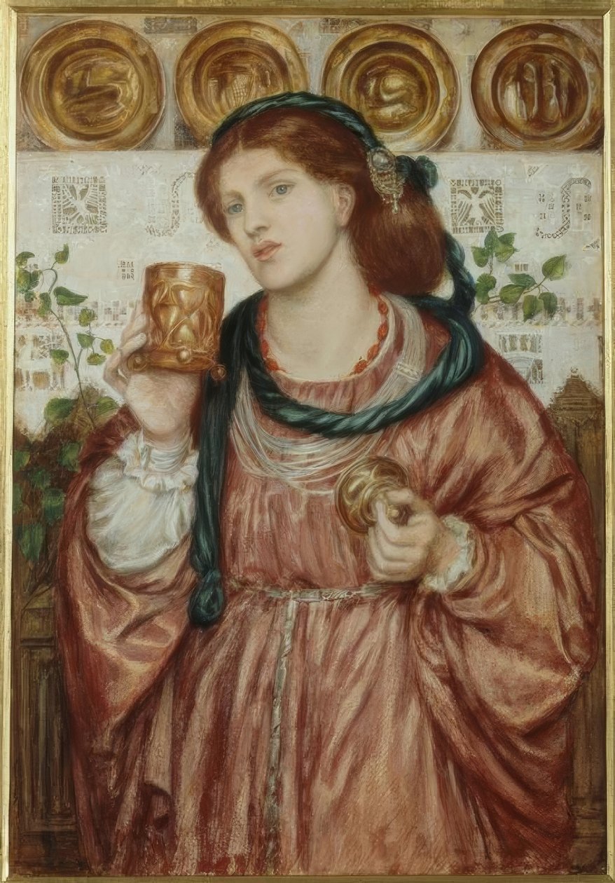 Den kärleksfulla koppen av Dante Gabriel Charles Rossetti