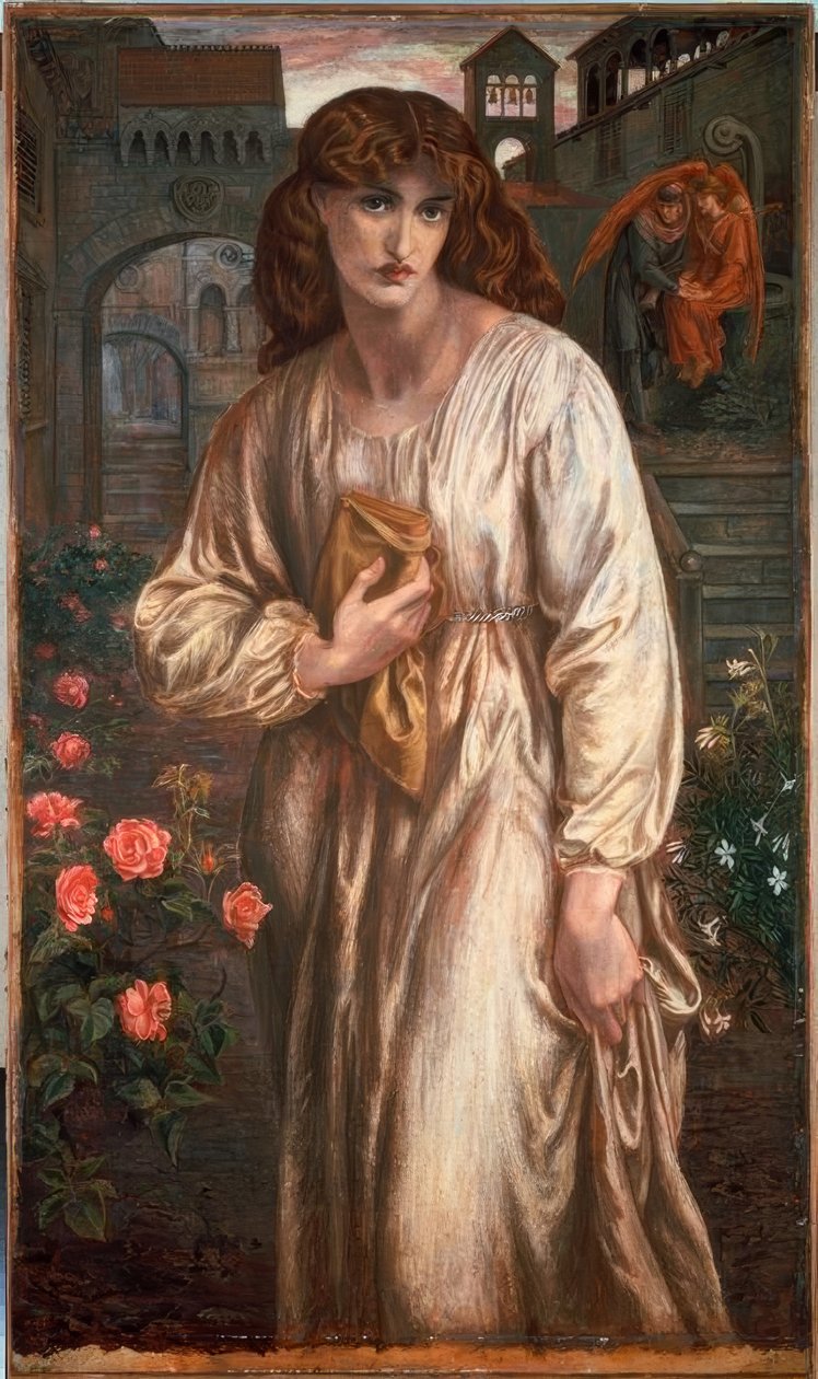 Beatrices hälsning av Dante Gabriel Charles Rossetti