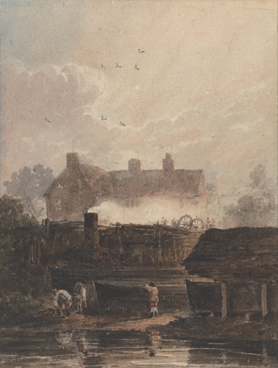 Båtbyggnad av David Cox