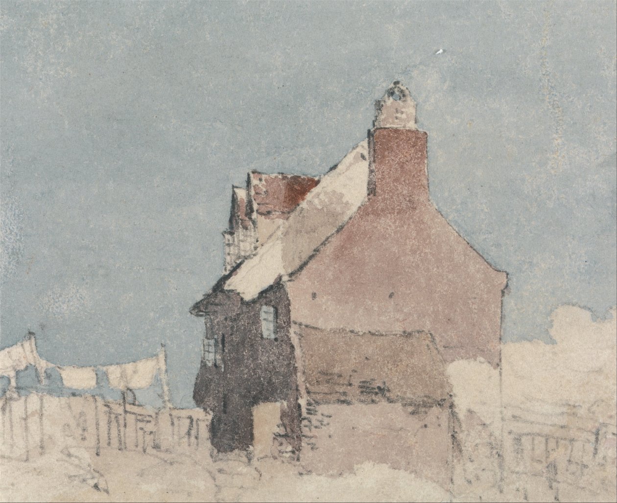 Stuga på Northfleet, Kent av David Cox