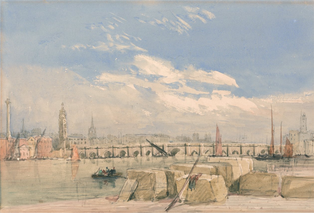 London Bridge av David Cox