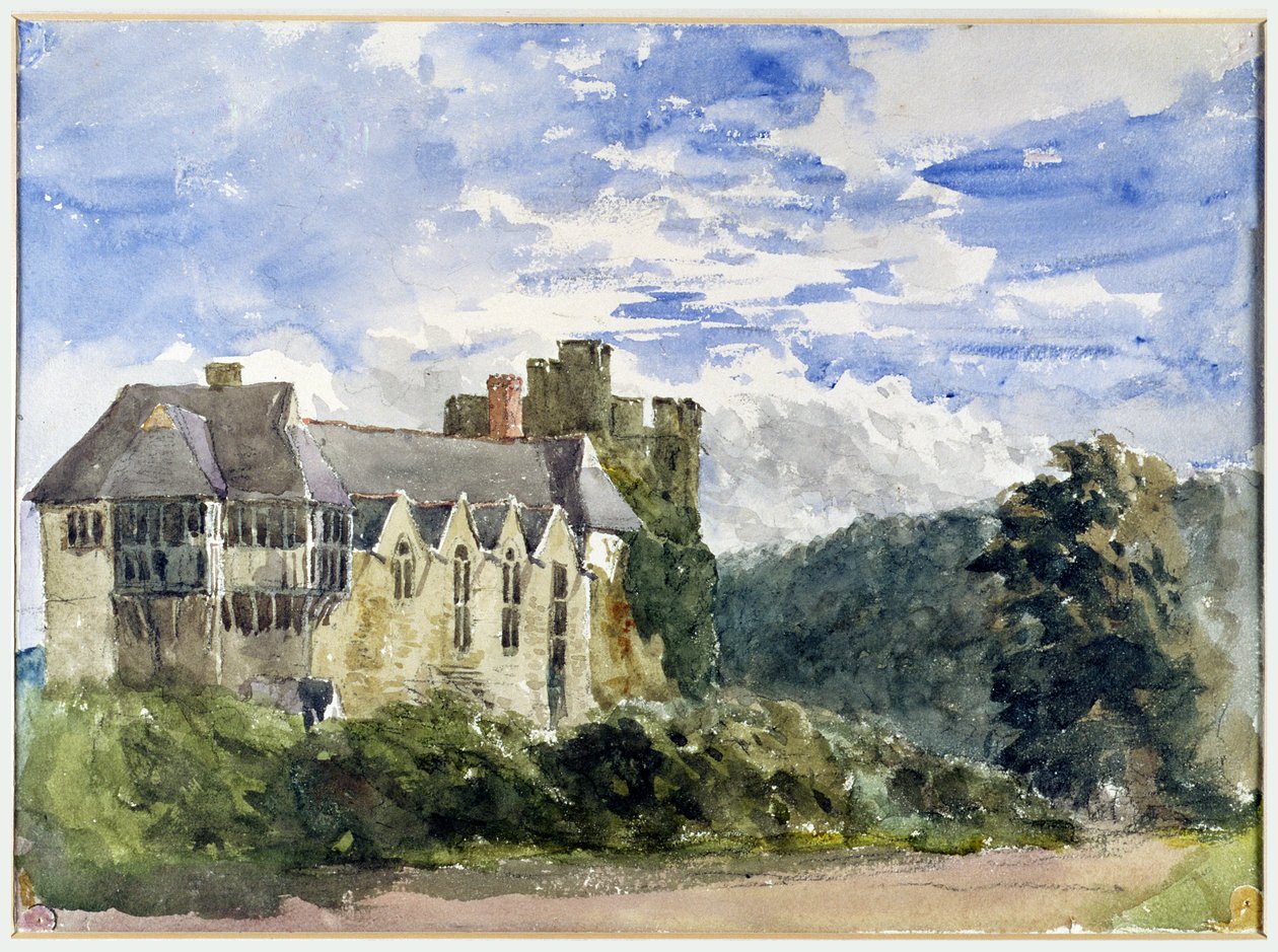 Stokesay Castle and Abbey av David Cox