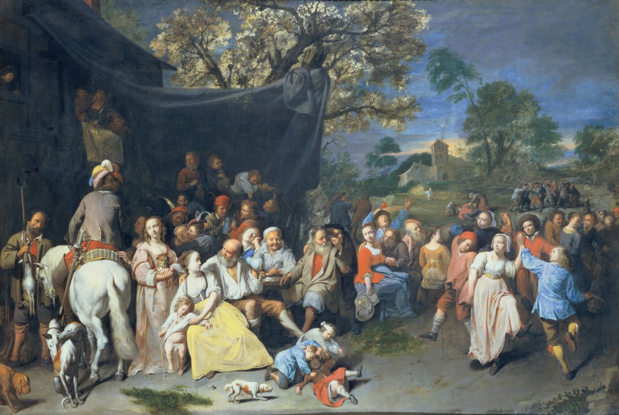 Bondefesten, 1649 av David III Ryckaert