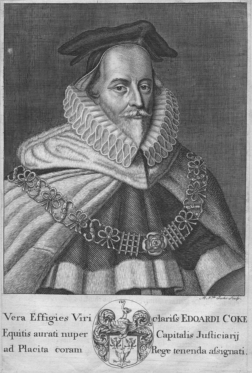 Sir Edward Coke av David Loggan