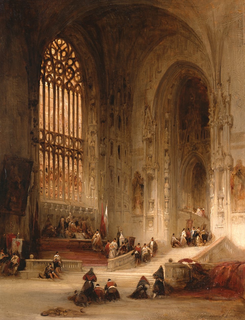 Katedralen i Burgos, 1838 av David Roberts