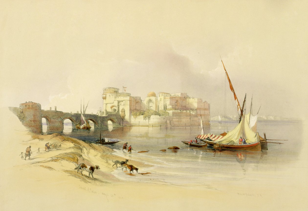 Citadellet i Sidon, 28 april 1839, skylt 76 från volym II av 