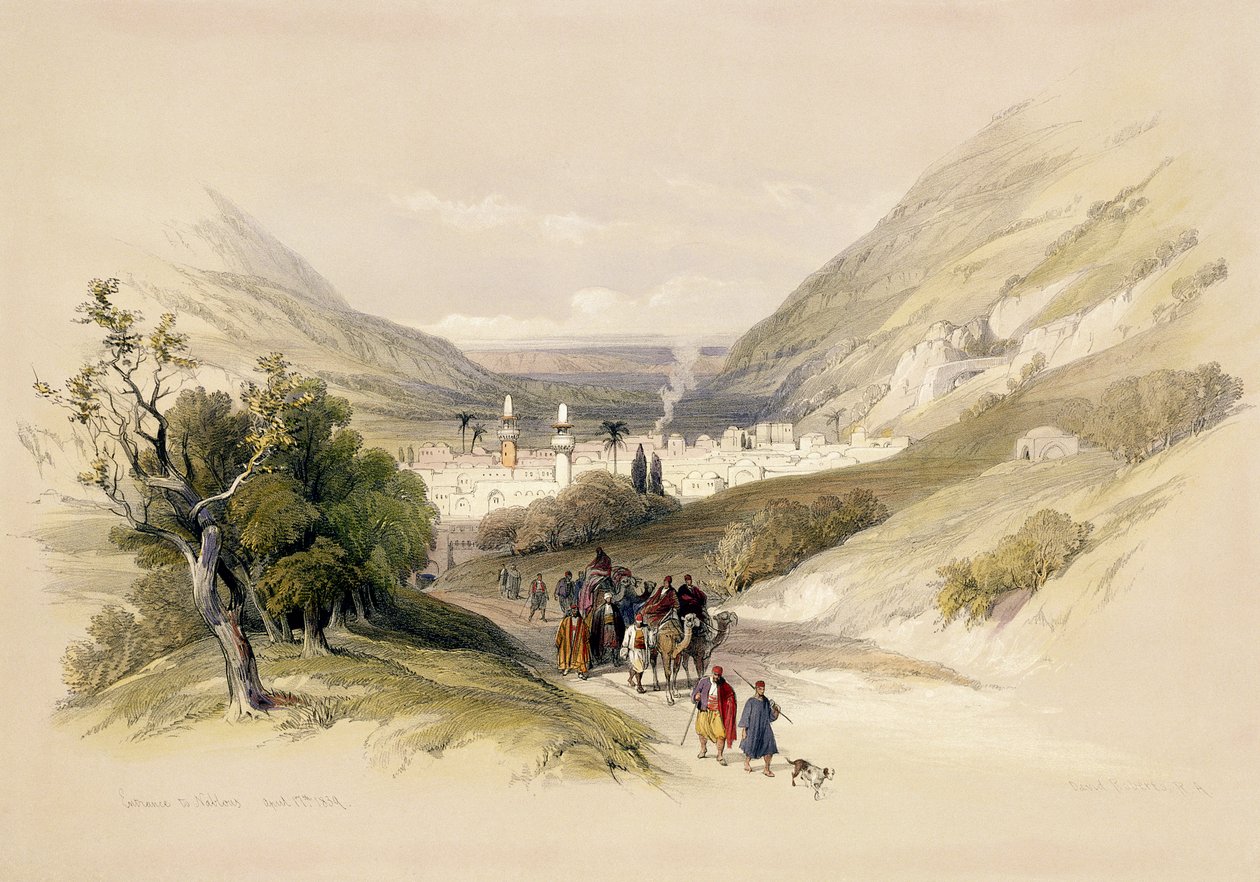 Ingången till Nablous, 17 april 1839, skylt 41 från volym I av 