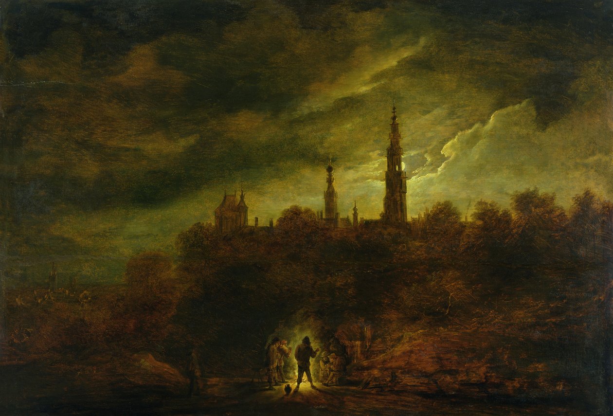 Månskenslandskap av David Teniers the Younger