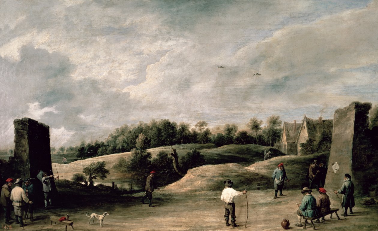 Bågskyttetävlingen av David Teniers the Younger