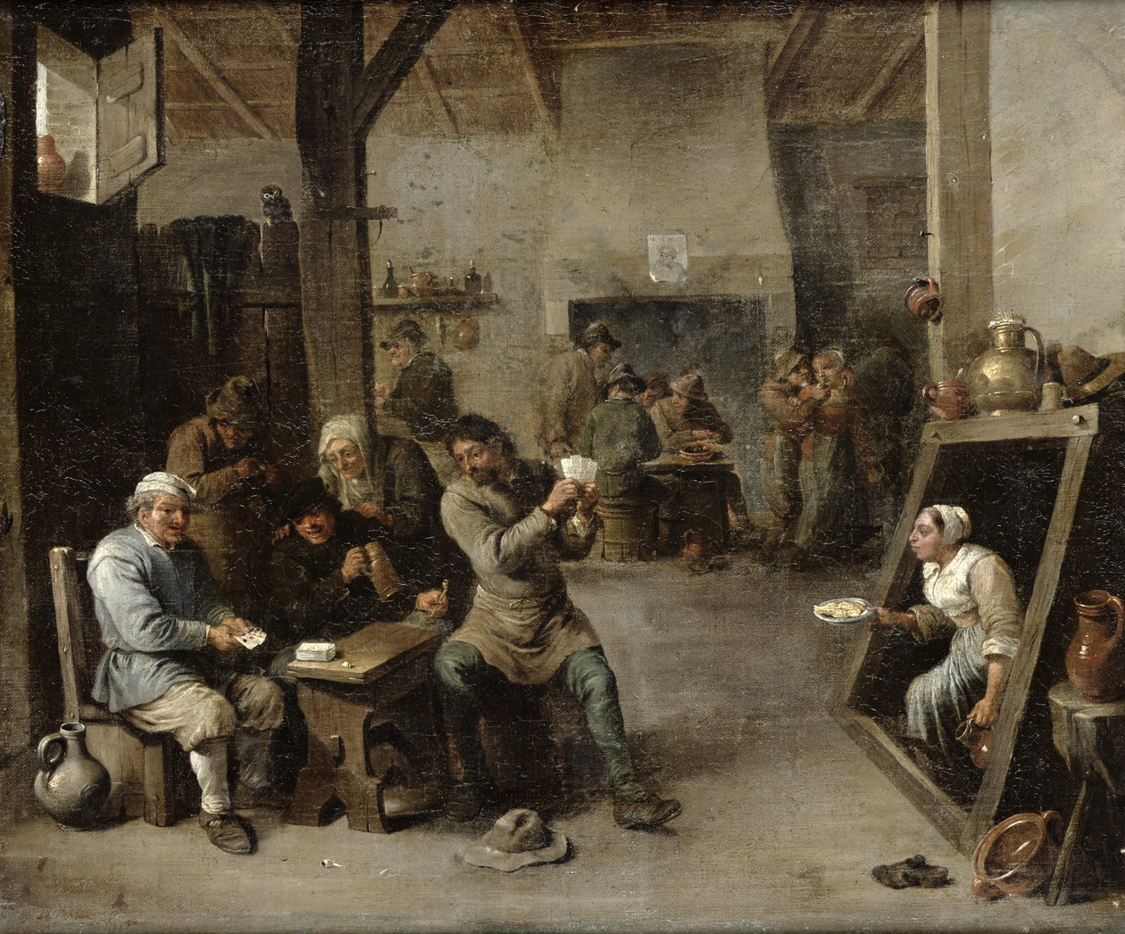 Kortspelarna av David Teniers the Younger
