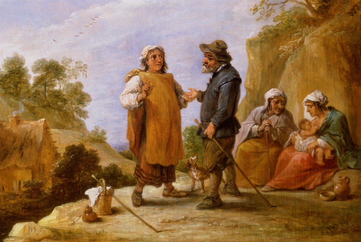 Spåmannen av David Teniers the Younger