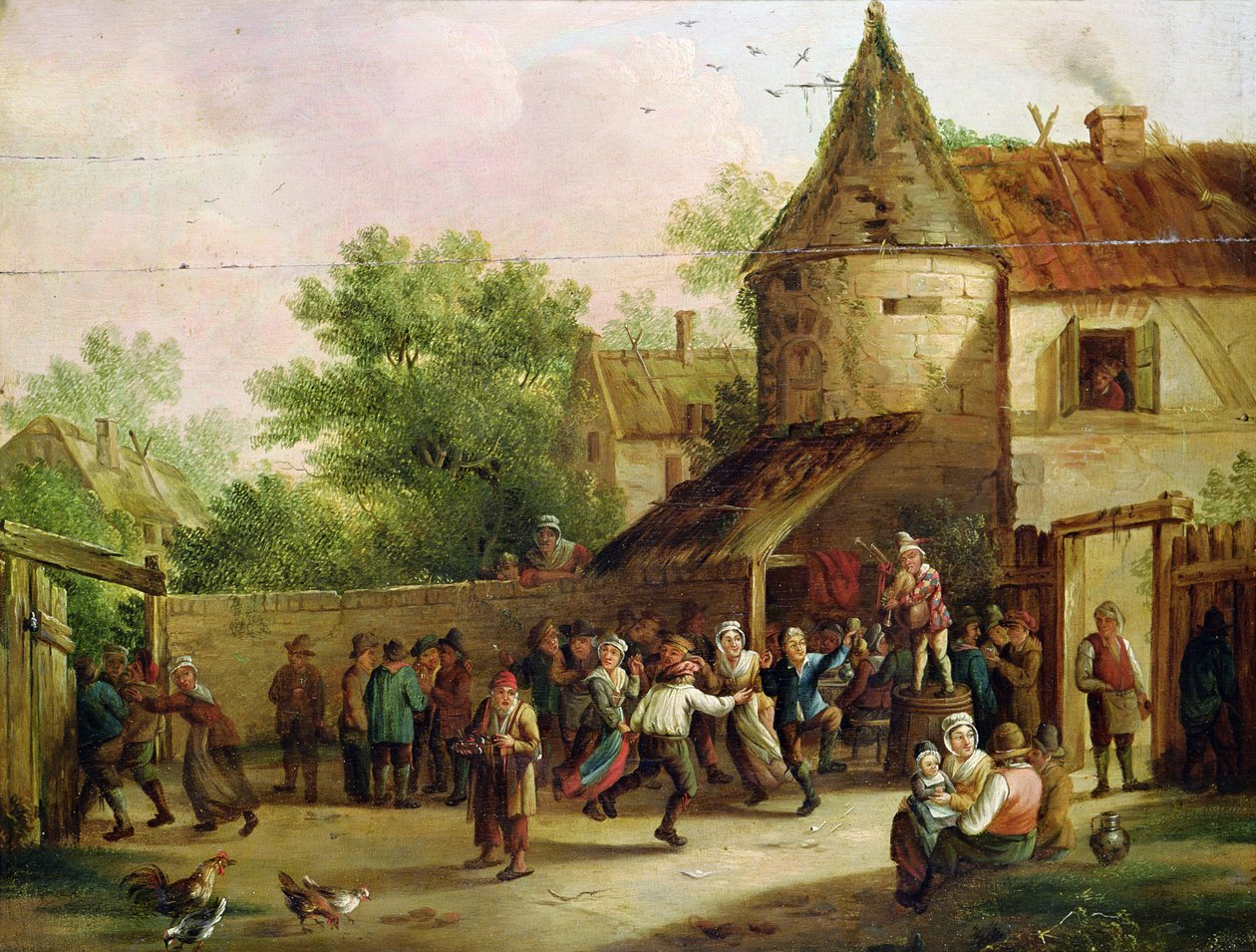 Byfesten av David Teniers the Younger