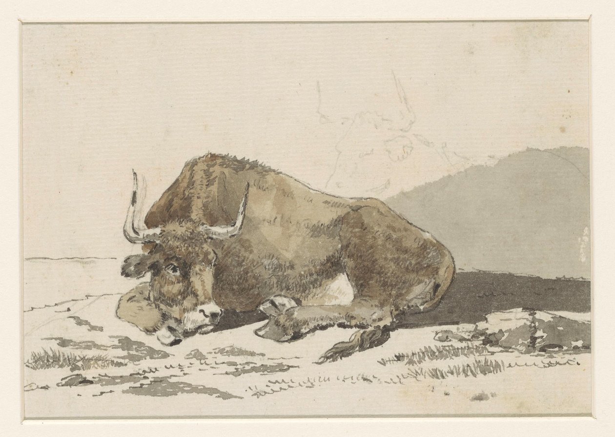 Liggend rund av David Alphonse de Sandoz Rollin