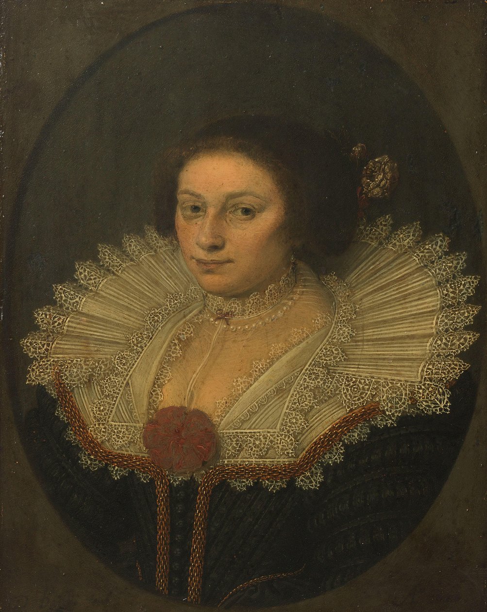 Porträtt av Aertje Witsen (1599-1652) av David Bailly