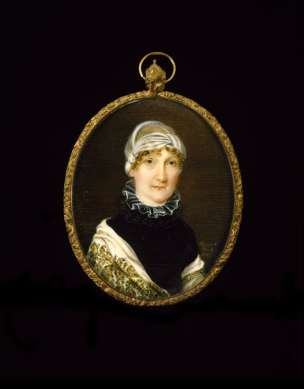 Porträtt av Mrs Jonathan Bates av David Claypoole Johnston