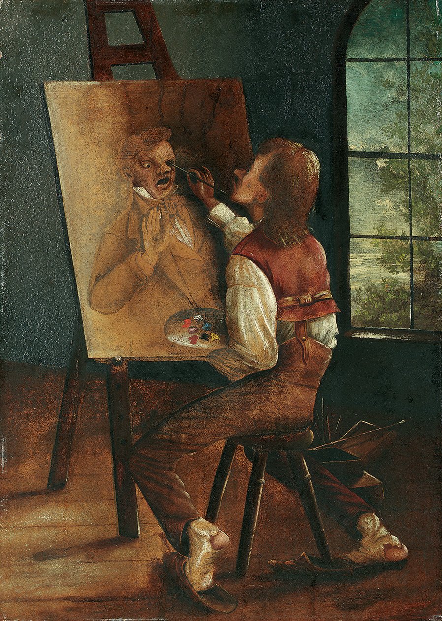 Självporträtt av David Claypoole Johnston