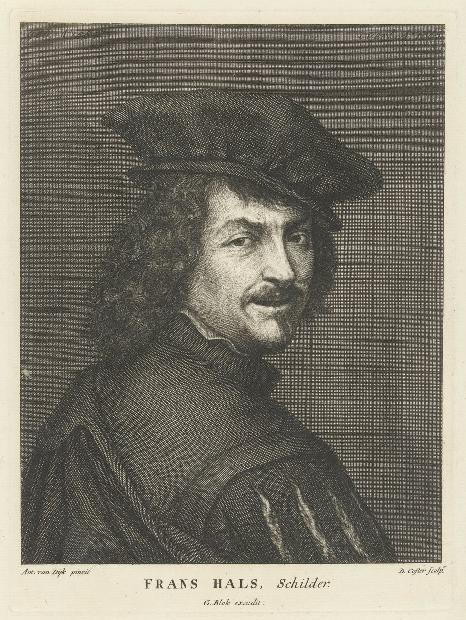 Porträtt av målaren Frans Hals av David Coster