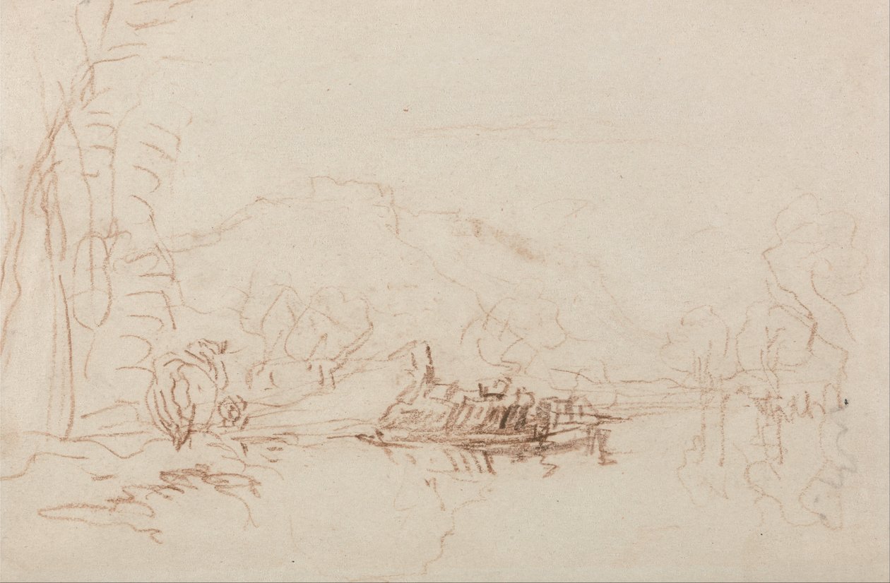 Flodscenen av David Cox