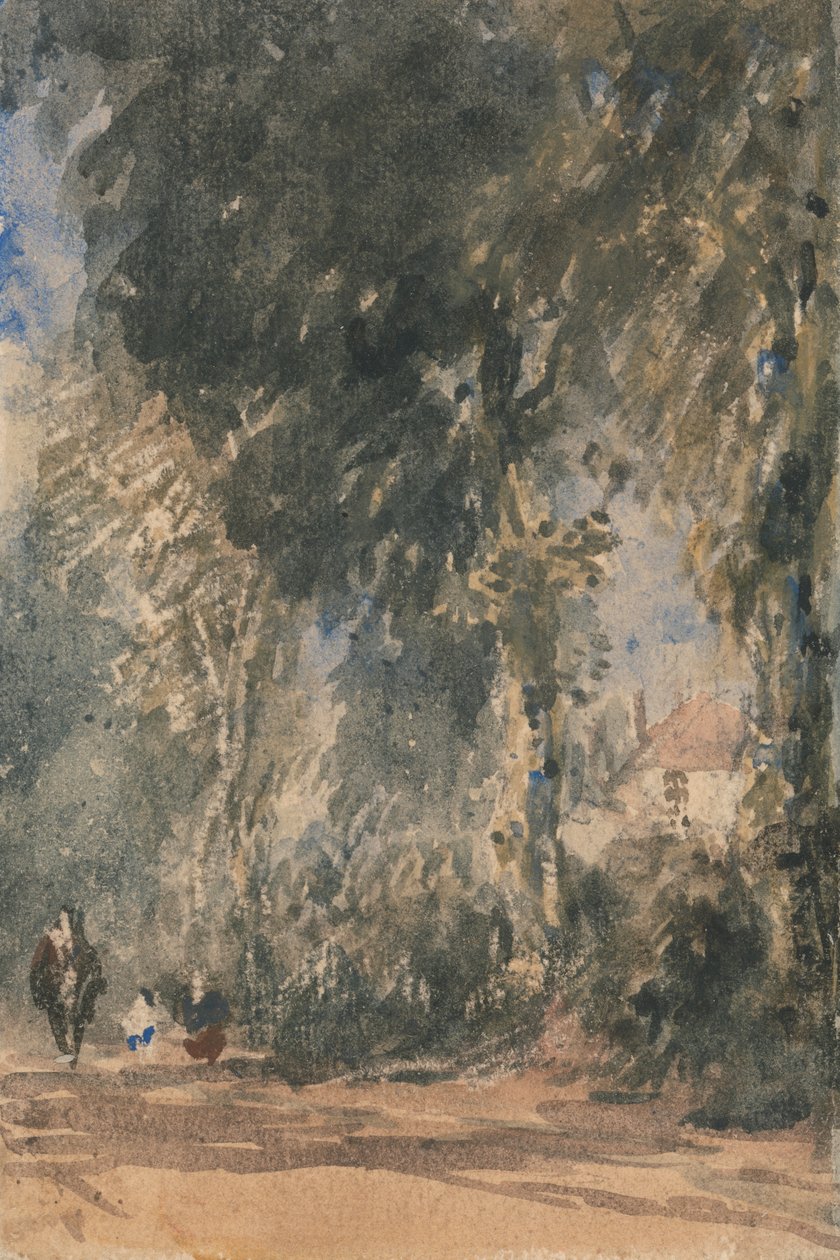 Abbey Gates ser till Greenfield House av David Cox