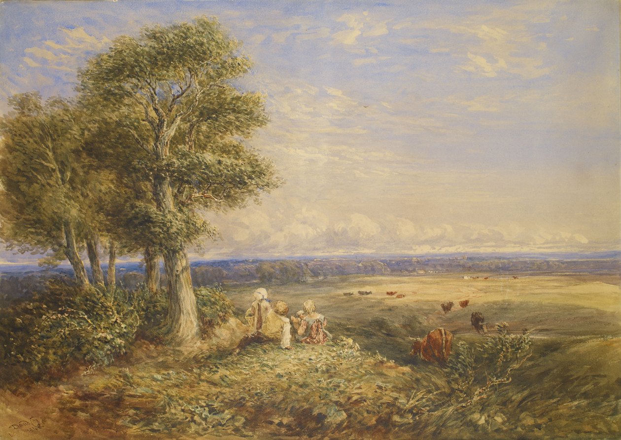 Skyläran, 1848 av David Cox