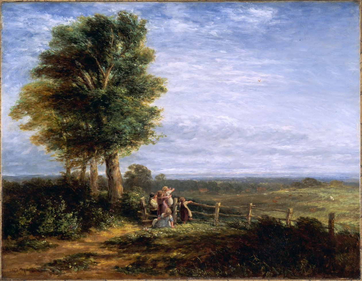 Skyläran, 1849 av David Cox