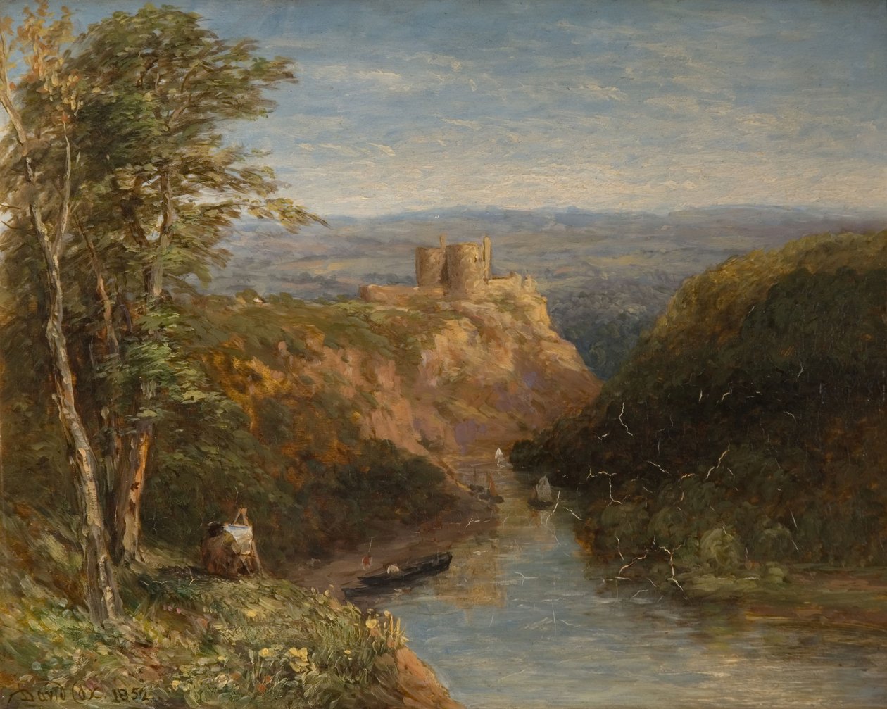Cilgerran Castle, Pembrokeshire, 1852. av David Cox the elder